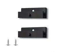 Support mural pour disques vinyles, pour la maison/le studio, peu | Support mural pour disques vinyles et étuis de CD, étagère en métal et plastique, 9 x 3,34 cm, pour salon (2 pièces)