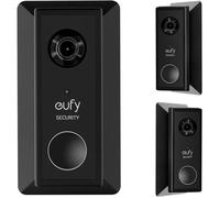 Support mural pour eufy Security Sonnette de porte vidéo sans fil (alimentée par batterie)2K HD Support d'angle réglable L35°/R35°