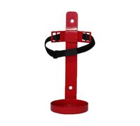 Support mural pour extincteur de 3 à 4 kg avec bande de fixation - Accessoire pour la maison, le bureau, le camion, le camping-car