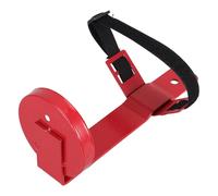 Support Mural pour Extincteur Rouge, à Suspendre Réglable en Fer | Extincteurs de 1kg, Base Stable, Surface Lisse, Usage Intérieur, Entrepôt, Maintenance