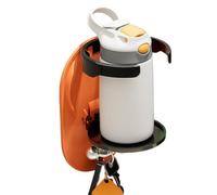 Support mural pour gobelet Organisateur Pliable en Forme de Disque avec | Organisateur porte-chope à bière Pour tasse à café, cuisine, bureau, salon, chambre, voiture Orange