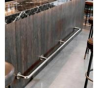 Support mural pour îlot de cuisine en acier inoxydable - Noir et doré - 70 cm - Idéal pour la maison et le restaurant
