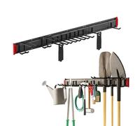 Support mural pour outils Maclean, en acier, capacité de charge maximale de 228 kg, largeur de 1222 mm, modèle MC-179