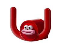 Support mural pour pantoufles - Étagère à chaussures avec bouche de saucisse de dessin animé, organisateur de porte peu encombrant sans perçage, support de rangement durable pour entrée | Organisateur