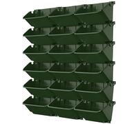 Support mural pour plantes avec 18 poches, décoration de jardin verticale, maison, balcon