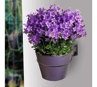 Support mural pour pot de fleurs, support mural pliable pour pot de fleurs, support extérieur pour pot de fleurs, étagère murale pour plantes, support mural, support pour pot de fleurs, anneau (20,4 c