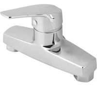 Support mural pour robinet de baignoire - Robinet de douche mélangeur - Usage pour salle de bain - Construction en alliage de zinc - Siège de valve de 145 mm - Chrome