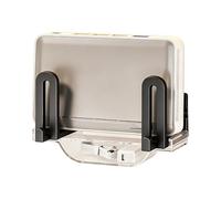 Support mural pour routeur - Étagère multimédia WiFi, étagère flottante, étagère peu encombrante pour appareils, organiseur flottant réglable en acier carbone sans aneth | Pour box TV, câble, modem