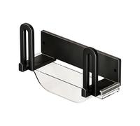 Support mural pour routeur, organiseur flottant réglable sans perçage en acier au carbone - Boîte de rangement pour routeur, support mural - Pour bureau, maison, lecteurs multimédias, modem, câble TV