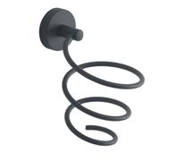 SUPPORT MURAL POUR SÈCHE-CHEVEUX EN ACIER INOXYDABLE NOIR MAT VIOLETTA