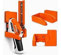 Support mural pour Stihl HSA 26, avec support intégré pour ciseaux amovible, support peu encombrant pour garage, abri de jardin et tonnelle (orange)