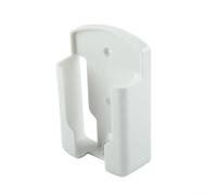 Support mural pour télécommande pour climatiseur, boîte de rangement en plastique ABS blanc, étagère peu encombrante et petite poche murale, pour télécommande TV, rangement de contrôle de chambre (L)