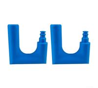 Support mural pour tuyau d'arrosage et entretien de piscine, clip de rangement en plastique pour tuyau d'arrosage et support de rangement pour garder la cour bien rangée (bleu)