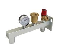 Support mural pour vase d'expansion sanitaire et chauffage fixation pour ballon d'eau chaude et pression kit complet universel potence en fer pour vase d'expansion (kit de support)