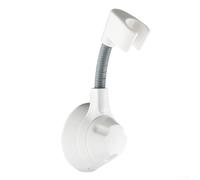 Support mural réglable pour pommeau de douche à adsorption sous vide pour buse portative Support ventouse sans perçage Argenté (blanc)