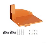 Support mural robuste pour tronçonneuse MS250 MS251 MS170, support de rangement réglable en métal avec crochet de chaîne et porte-tournevis, support de rangement d'outils orange