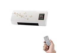 Support mural sans conduit AC, 3 en 1 unité de refroidissement et de chauffage portable avec ventilateur sans lame.Système split ultra silencieux pour bureau de chambre.Installation Facile, Pas De Fen