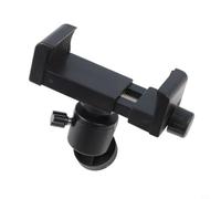 Support mural sans perforation pour caméra de sécurité avec trou de vis de 6 mm pré-percé, double installation pour caméra de sécurité intérieure et extérieure (noir)