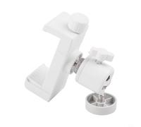 Support mural sans perforation pour caméra de sécurité avec trou de vis de 6 mm pré-percé pour fixation intérieure ou extérieure (blanc)