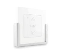Support mural télécommande compatible avec Somfy Smoove (Blanc, 1 pcs) | Fixation télécommande volet roulant