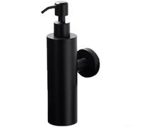Support Mural Trou 470ml Design Ergonomique Support Mural Trou(Black) | Acier inoxydable pour premium, résistant à la rouille, finition , pour pompe ergonomique, perçage