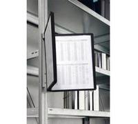 Support mural VARIO 5 magnétique - cadre Noir, l ivré avec 5 pochettes en polypropylène Noir G