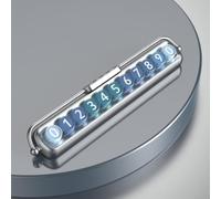 Support Numéro Mobile Réutilisable Lavable(silver base)