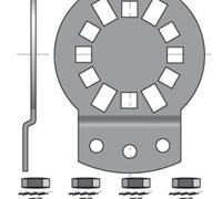 Support orientable pour moteur SOMFY CSI