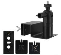 Support Panneau Acier, Réglable pour arlo pour eufy Ring Support(Black) | Pour Jardin et Façade, Angle Réglable, Idéal pour arlo pour eufy Ring, Acier Inoxydable, 7.2x6x8.6cm
