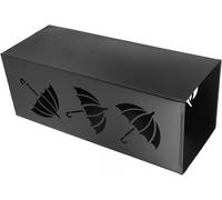 Support parapluie standard - Organise l'entrée - Design compact et gain de place - 42x16x16 cm - Noir