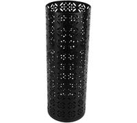 Support parapluies Unyqoos® en métal, résistant à la rouille et avec revêtement époxy, design creux avec motifs ronds en cuivre – gain de place idéal pour l'entrée, pour les parapluies et les cannes