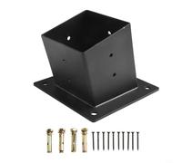 Support Pergola Toit Inclinaison Acier pour 4x4 Support Pergola(single) | Résistance rouille, montage mural, design pour robuste, toutes saisons, patio véranda