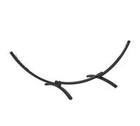 Outsunny Support Pied de hamac Structure Robuste mšŠtal šŠpoxy, longueur 360 cm pour hamacs de 270 š€ 330 cm, gris