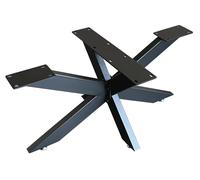 SUPPORT PIED DE TABLE SPIDER EN ACIER NOIR 85x85x71 CHASSIS DE TABLE PIETEMEN...