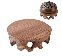 Support Piédestal En Bois,Petit Présentoir Décoratif Rétro - Support Surélevé En Bois Pour Comptoir De Cuisine - Pour Service À Thé Artisanat Bougie Parfum Bijoux Clés Maison Intérieur Appartement