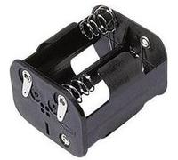 Support pile 4x R14 (C) MPD BH22CL connexion à souder (L x l x h) 61 x 54 x 40 mm Noir G