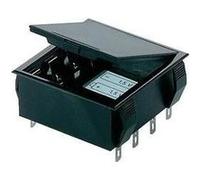 Support pile 4x R6 (AA), 6LR61 (9 V) Bopla 46600000 connexion à souder (L x l x h) 65 x 65 x 21.5 mm Noir G
