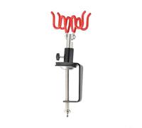Support pivotant pour aérographe avec pince en C, support réglable pour aérographes alimentés par gravité ou siphon, s'adapte aux bords de table jusqu'à 5,5 cm, support d'outils stable pour artistes
