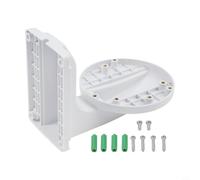 Support plafond ABS pour caméra de sécurité IP finition blanche | Fixation au plafond ou au mur, rotation à 360 degrés, fonction d'inclinaison, angle de caméra sécurisé, design compact