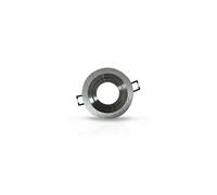 Support Plafond Rond Orientable Argent Ø92 mm