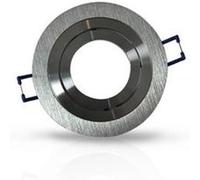Support Plafond Rond Orientable Argent Ø92 mm
