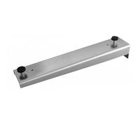 Support plan vasque 39,5 cm galvanisé - console invisible murale - fixation plan salle de bain - Dolce (KONZOLEP)