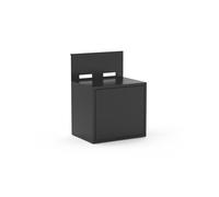Support plancha Forge Adour Acier fermé noir