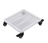 Support Plantes Interieur Avec Roues, Porte Plante Interieur Supports De Pots De Fleurs À Roulettes Plateaux pour Pots, Porte Plante Rectangulaire Fer Chariot À Roulettes ( Color : Bianco , Size : 25x