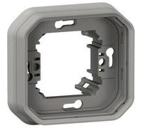 Support plaque étanche PLEXO encastré 1 poste gris - LEGRAND - 069681L Gris