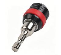 Support plaqué nickel de 60 mm à tige hexagonale - Adaptateur de couplage rapide compatible avec mandrin de perceuse de 6,35 mm pour un fonctionnement fluide