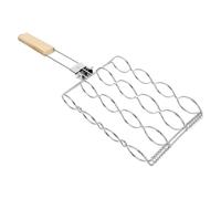 Support pliable pour barbecue à maïs - Acier inoxydable 395 g Ustensiles de grillade de cuisine, support de barbecue, accessoire de cuisine en plein air | Jardin pique-nique restaurant piscine fête