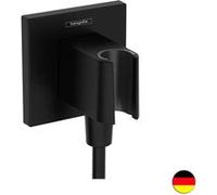 Support pommeau de douche avec raccordement HANSGROHE Fixfit E noir mat Noir mat G