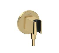 Support pommeau de douche FixFit S aspect doré poli