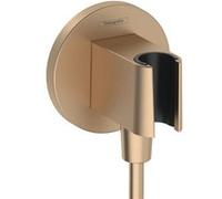 Support pommeau de douche HANSGROHE FixFit S bronze brossé bronze brossé G